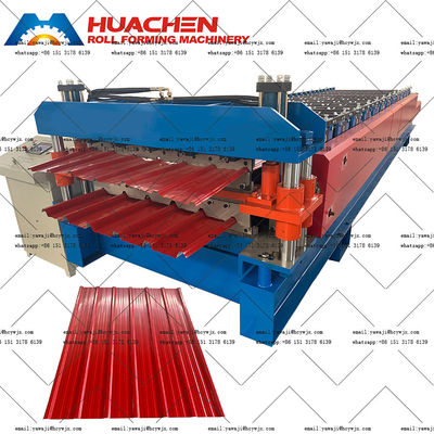 سقف 1250mm مزدوج طبقة لعبة تشكيل آلة 380v