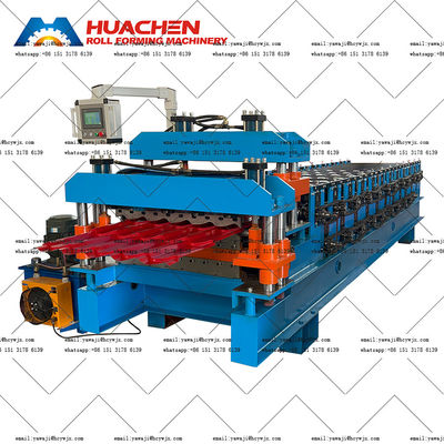 صفيحة السقف طابق مزدوج صلب لفة تشكيل آلة سلسلة القيادة