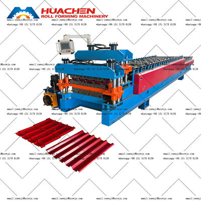 سقف الجدار لوحة طابق مزدوج PPGI / GI المعدنية رول تشكيل آلة