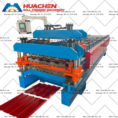 آلة تشكيل طبقة مزدوجة من لوحات السقف لـ PPGI / GI