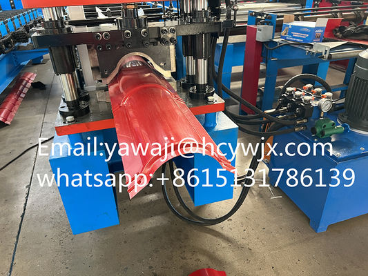 3 لون 400 مم لون الصلب ورقة كاب تشكيل آلة / لفة شكل المعدات