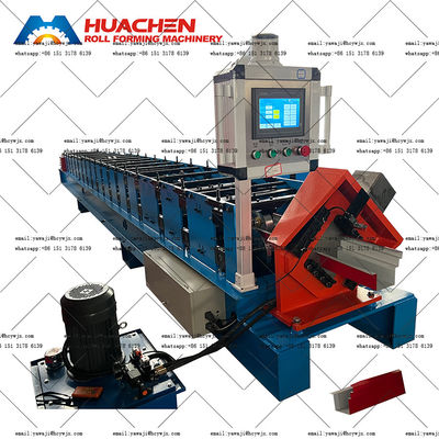 المجلفن ريدج تسقيف مزراب سقف لوحة لفة تشكيل آلة 410mm العرض