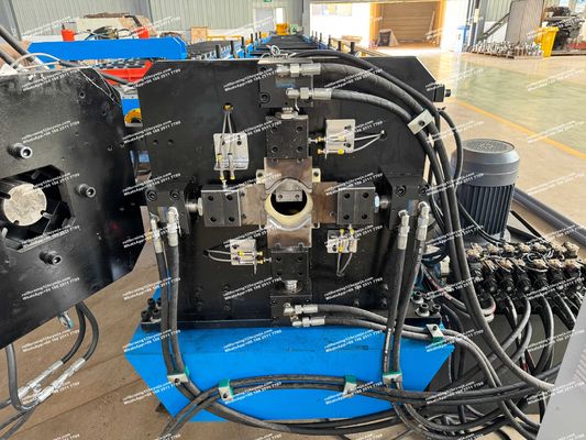 آلة تشكيل للوحة الأنابيب المستديرة 100 ملم نوع القطع الهيدروليكي