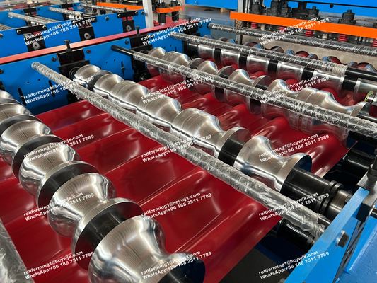 آلة تشكيل بلاط السقف / آلة صنع البلاط المزجج / آلة تشكيل لفائف الصفائح الفولاذية