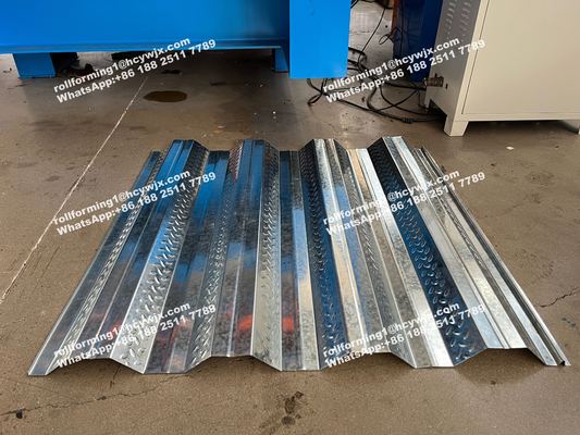 آلة تشكيل لفائف سطح الفولاذ لألواح الأرضيات في الفلبين 1220 ملم