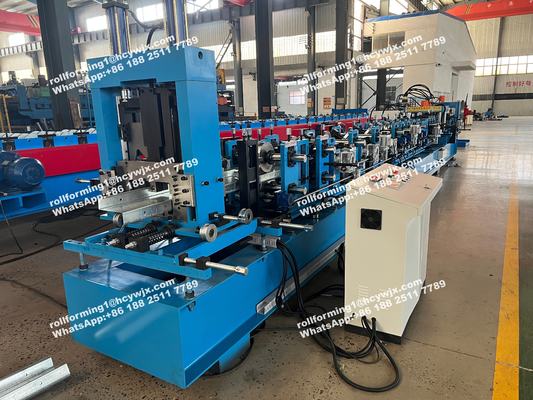 CZ Purlin Steel Sheet Roll Forming Machine للمستودع
