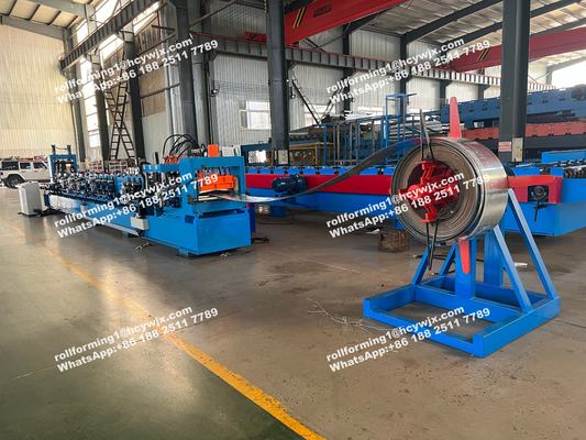 CZ Purlin Steel Sheet Roll Forming Machine للمستودع