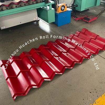 آلة تشكيل لفائف أوتوماتيكية احترافية لألواح الأسقف المعدنية المزججة بـ 16 محطة، سرعة 4 متر/دقيقة، وتحكم PLC