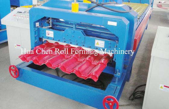 لوحة سقف مخصص البلاط المزجج لفة تشكيل آلة / الصفائح المعدنية ماكينة