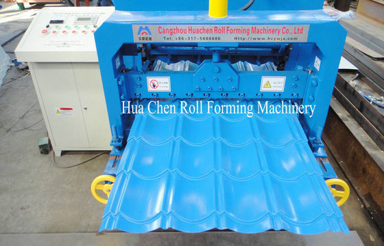 عالية الكفاءة البلاط الصلب لفة تشكيل آلة 380V 50 هرتز 3 المرحلة