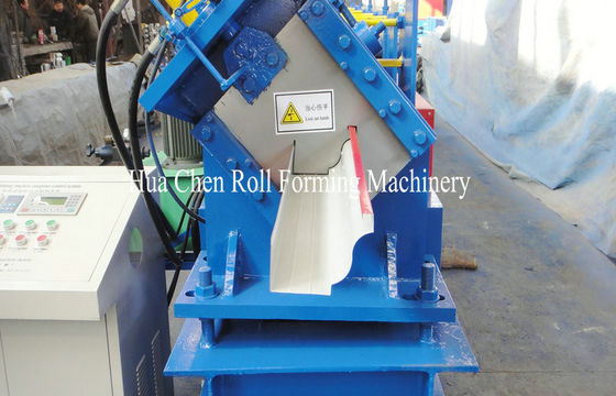 Run Copper Half Round Seamless Gutter Machine with manual Decoiler