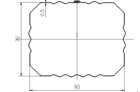 مزراب لفة تشكيل آلة / مربع نوع دونبيب آلة تشكيل / دونسبوت الصلب أنبوب سكوار ماكينة