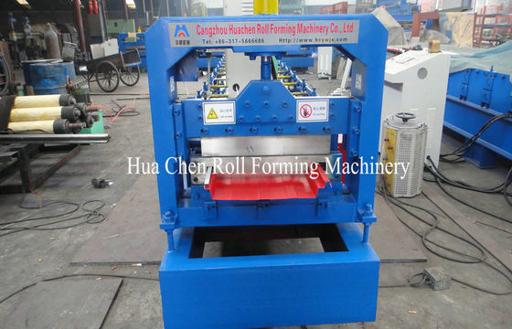 الألومنيوم ورقة طبقة واحدة تسقيف ورقة لفة تشكيل آلة ، المجلفن المجلس