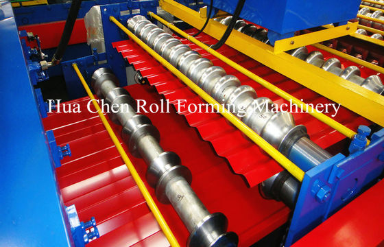 لوحة مزدوجة السطح لوحة اللون الصلب لفة تشكيل آلة مع 12/13 الصفوف