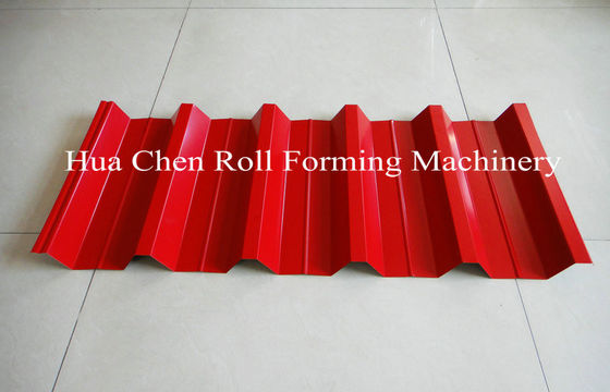 7.5Kw الطاقة الهيدروليكية بلاط السقف وآلة تشكيل لفة الباردة طبقة مزدوجة مع CE