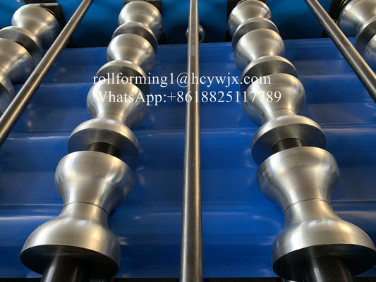 المعادن سقف المزجج بلاط الباردة لفة تشكيل آلة مع 5T دليل ديسوالر