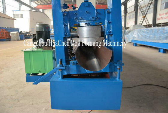 Rain Water Cr12 Gutter Roll Forming Machine , Steel Sheet Bending Machine