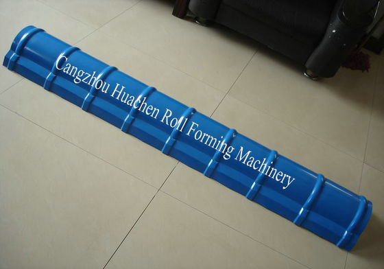 Full Automatic Steel Roof Ridge Cap Roll Forming Machine Cr12 For PPGI