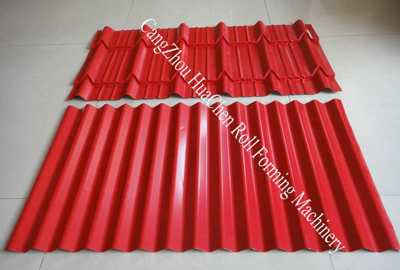 Roof Tile Double Layer Roll Forming Machine Metal Wall , Color Steel Plate