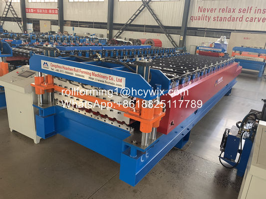 آلة تشكيل لفة مزدوجة التسقيف المعدنية IBR