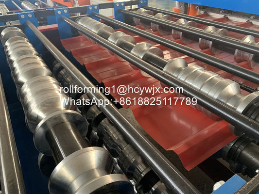 آلة تشكيل لفة مزدوجة التسقيف المعدنية IBR