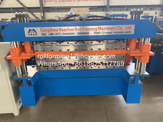 آلة تشكيل لفة مزدوجة التسقيف المعدنية IBR