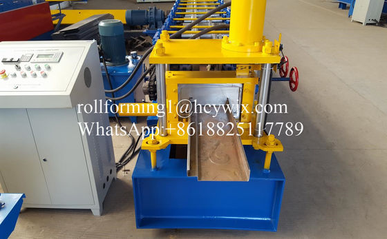 إطار النافذة المعدنية PLC 0.8mm إطار الباب الصلب ماكينة