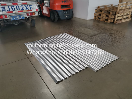 آلة تشكيل الأسطوانة المموجة 0.13 مم 4 أمتار