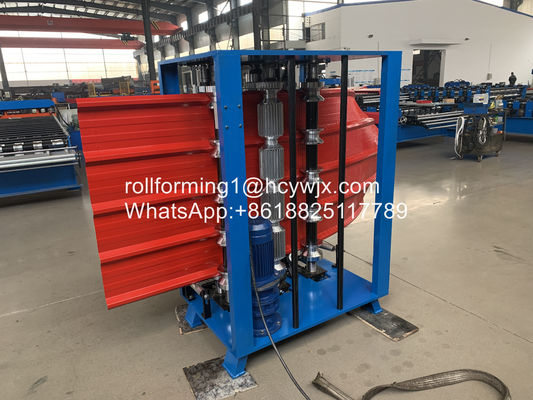 6m / Min دليل تقوس 0.25mm سقف ورقة آلة العقص