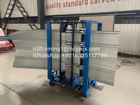 Ppgi Gi 6m / Min آلة العقص اليدوي لألواح السقف PLC