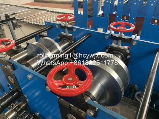Cutting Full Automatic C Purlin Roll Forming Machine , Precision Roll Form Machines