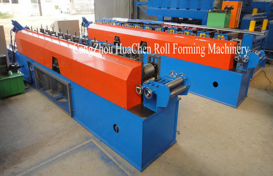 Run Cutting C Purlin Metal Stud And Track Roll Forming Machine For Steel Frame