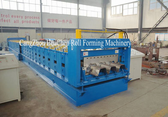 28 Roll Stations Floor Deck Roll Forming Machine For Construction Floor