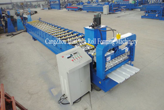 Trapezoid Cold Roll Forming Machine With Manual / Hydraulic Uncoiler