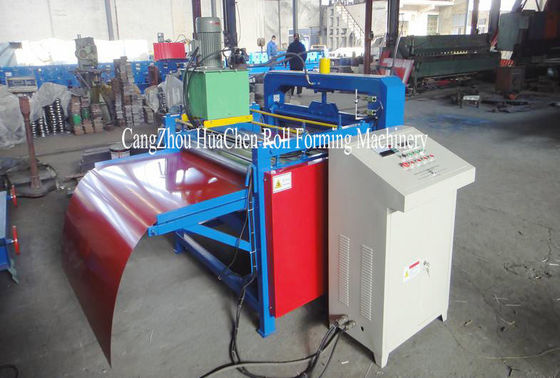 Cut-to-Length Sheet Metal Cutting Machine Color Coated 3 Rows Rollers