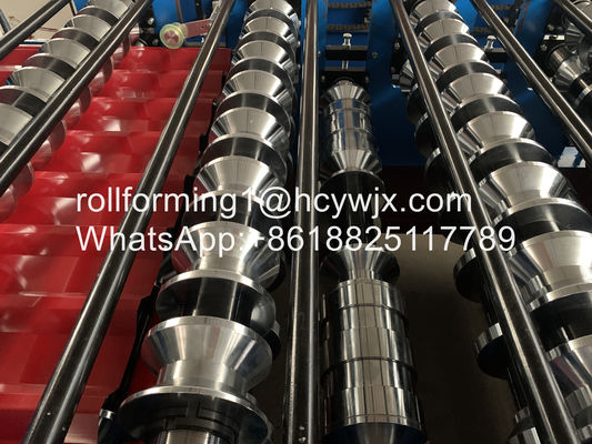 آلة تشكيل لفة طبقة مزدوجة IBR وذات امتداد طويل للألواح الفولاذية